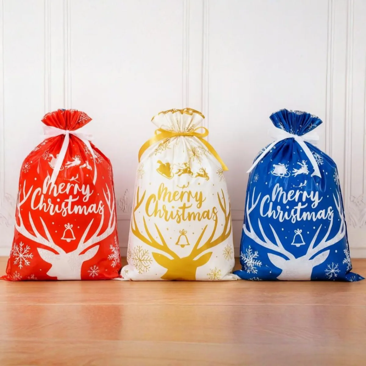 Conjunto de 3 sacos festivos de Natal — La Câline
